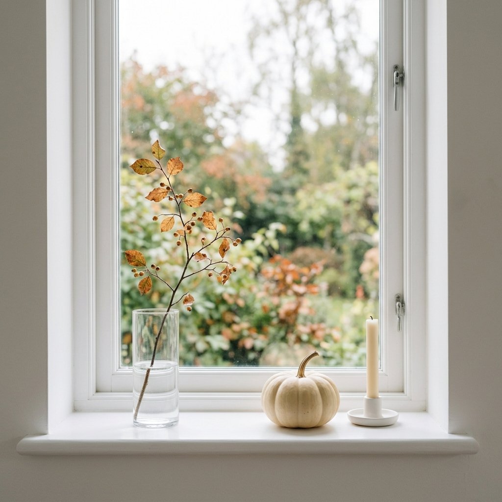 Minimalist Autumn Window Ideas