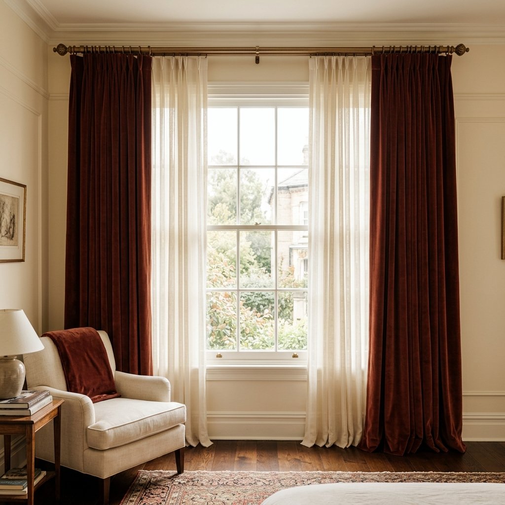 31 Fall Themed Bedroom: Transform Your Space Into a Cozy Autumn Sanctuary 17 Window Treatment Ideas