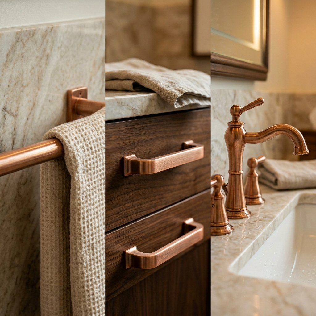 Copper Bathroom Hardware