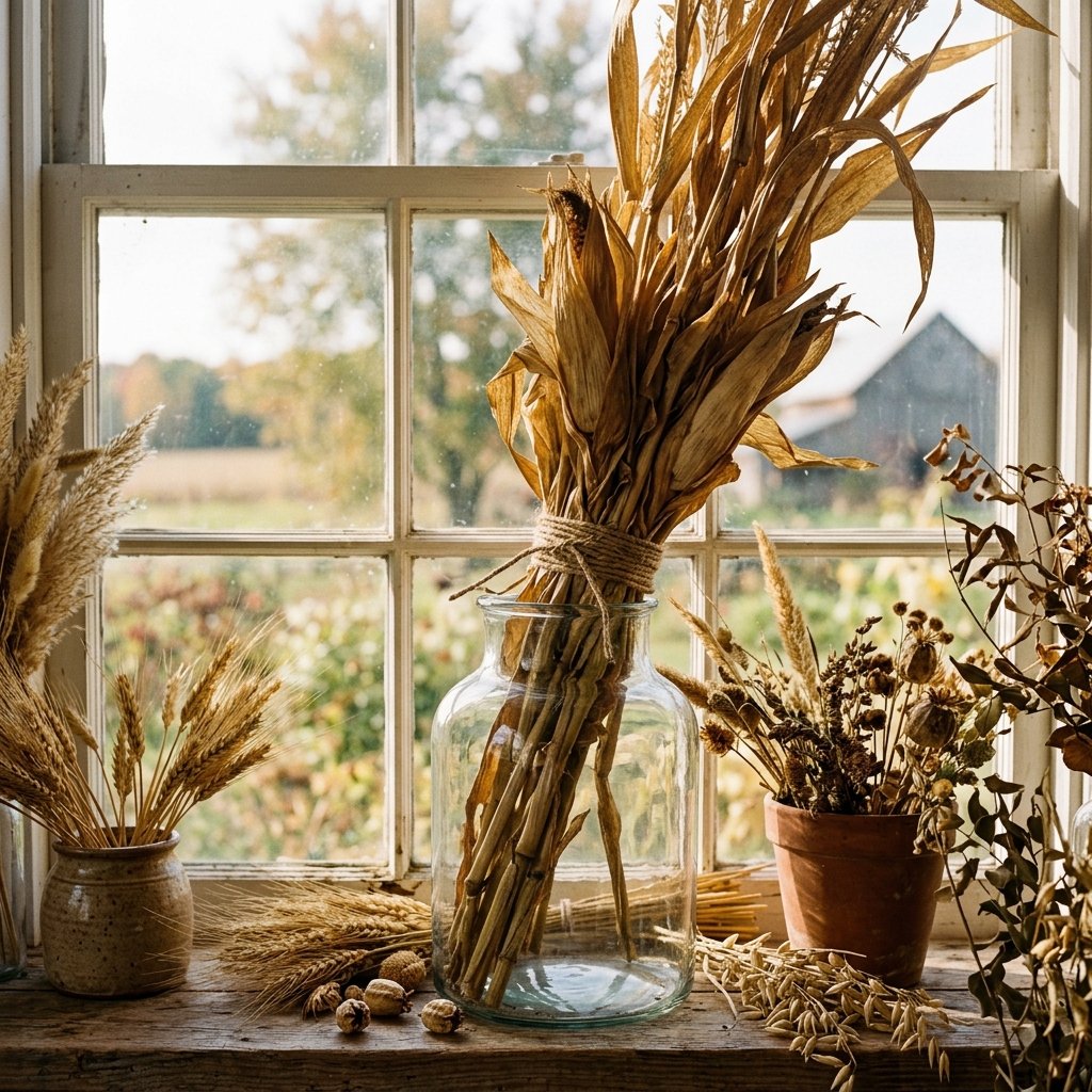 Corn Stalk and Natural Texture Ideas