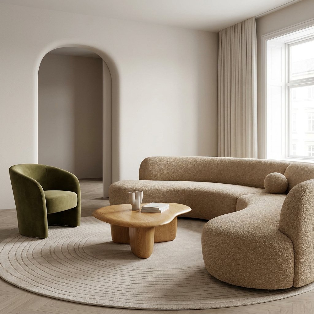 Curved Furniture Decor Ideas