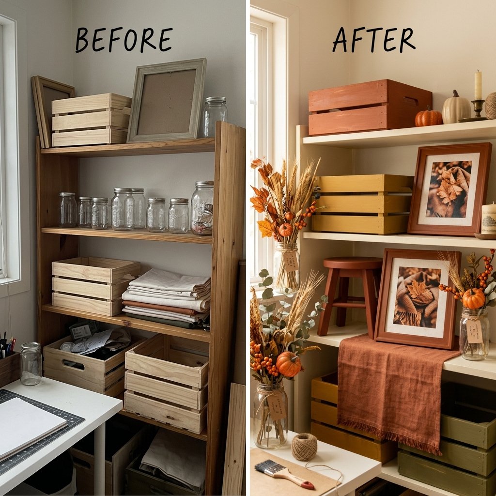 DIY Fall Bathroom Aesthetic Project Ideas