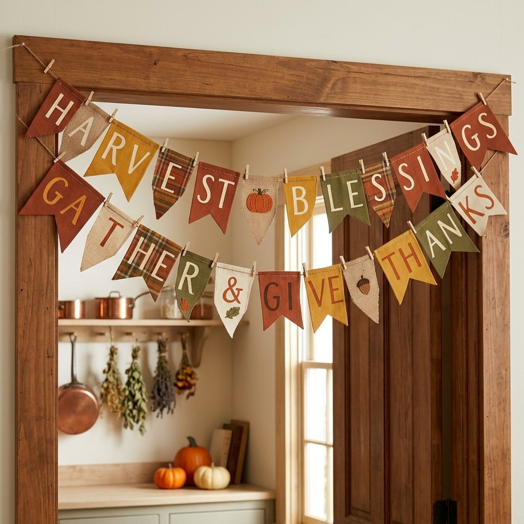 32 Fall Kitchen Decor Ideas: Transform Your Space Into Autumn's Coziest Room 27 Seasonal Kitchen Banner Ideas