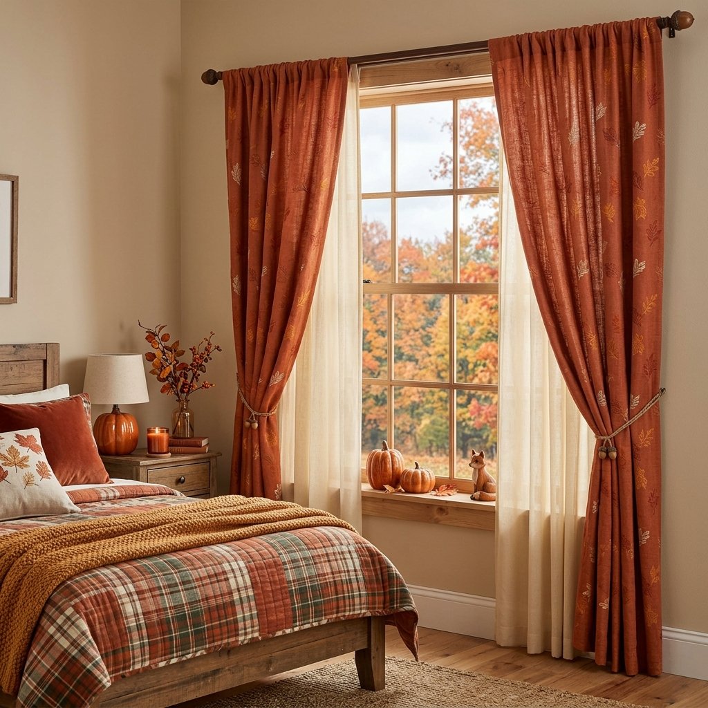 Fall Bedroom Curtain Ideas