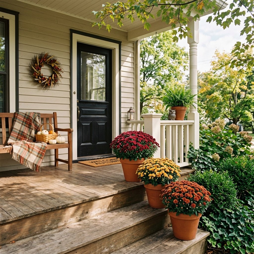 Early Season Fall Porch Decor Setup Ideas