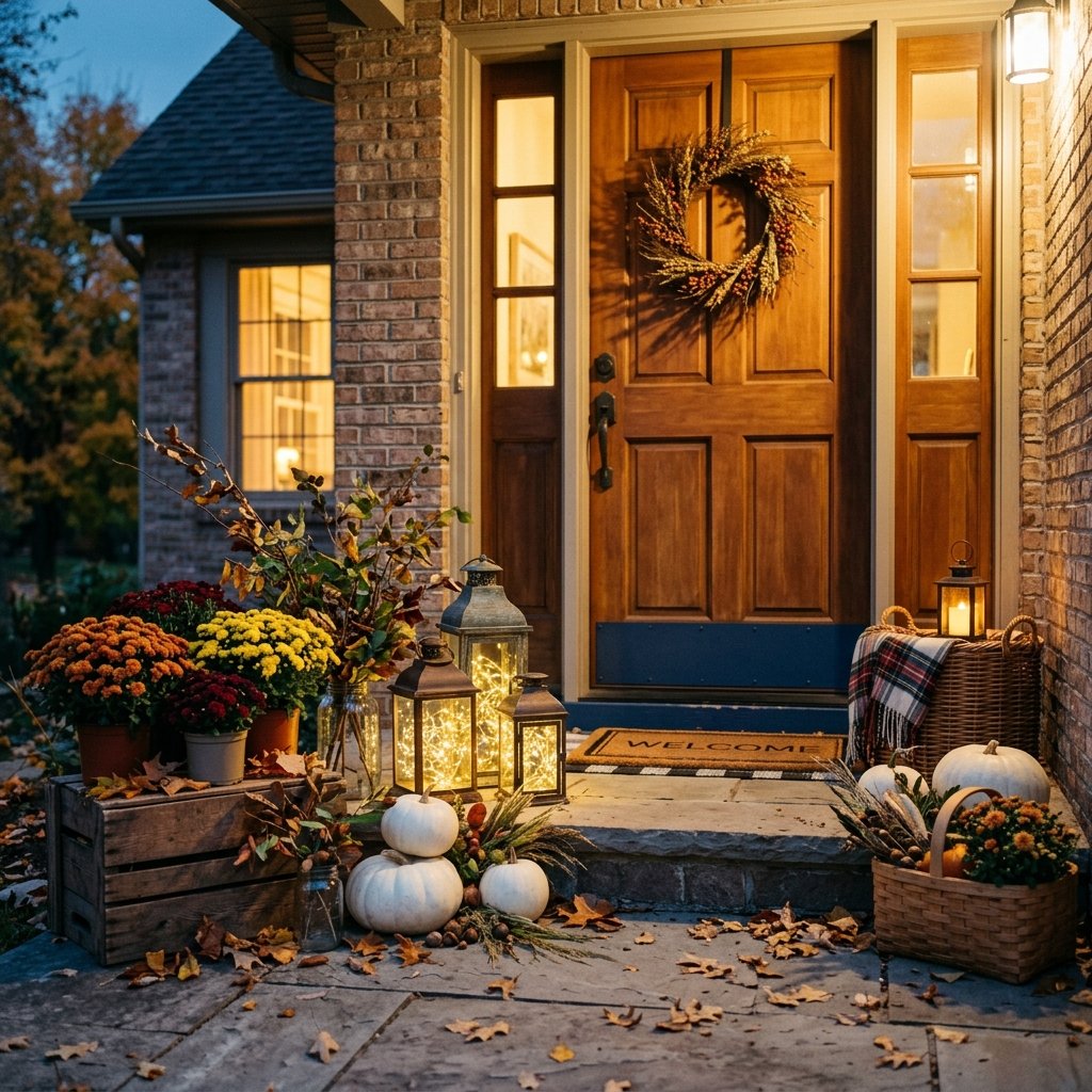 DIY Fall Porch decor Arrangement Ideas