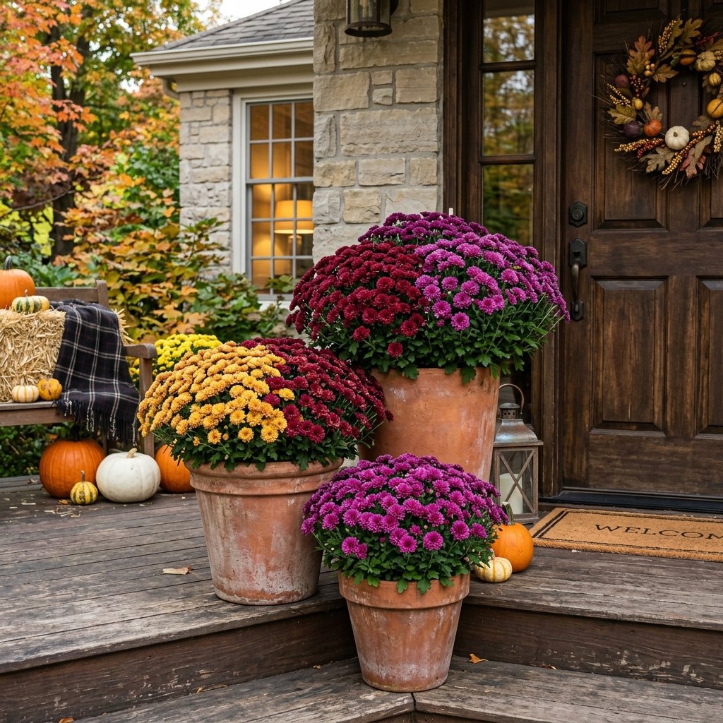 Chrysanthemum Planting Ideas for Porches