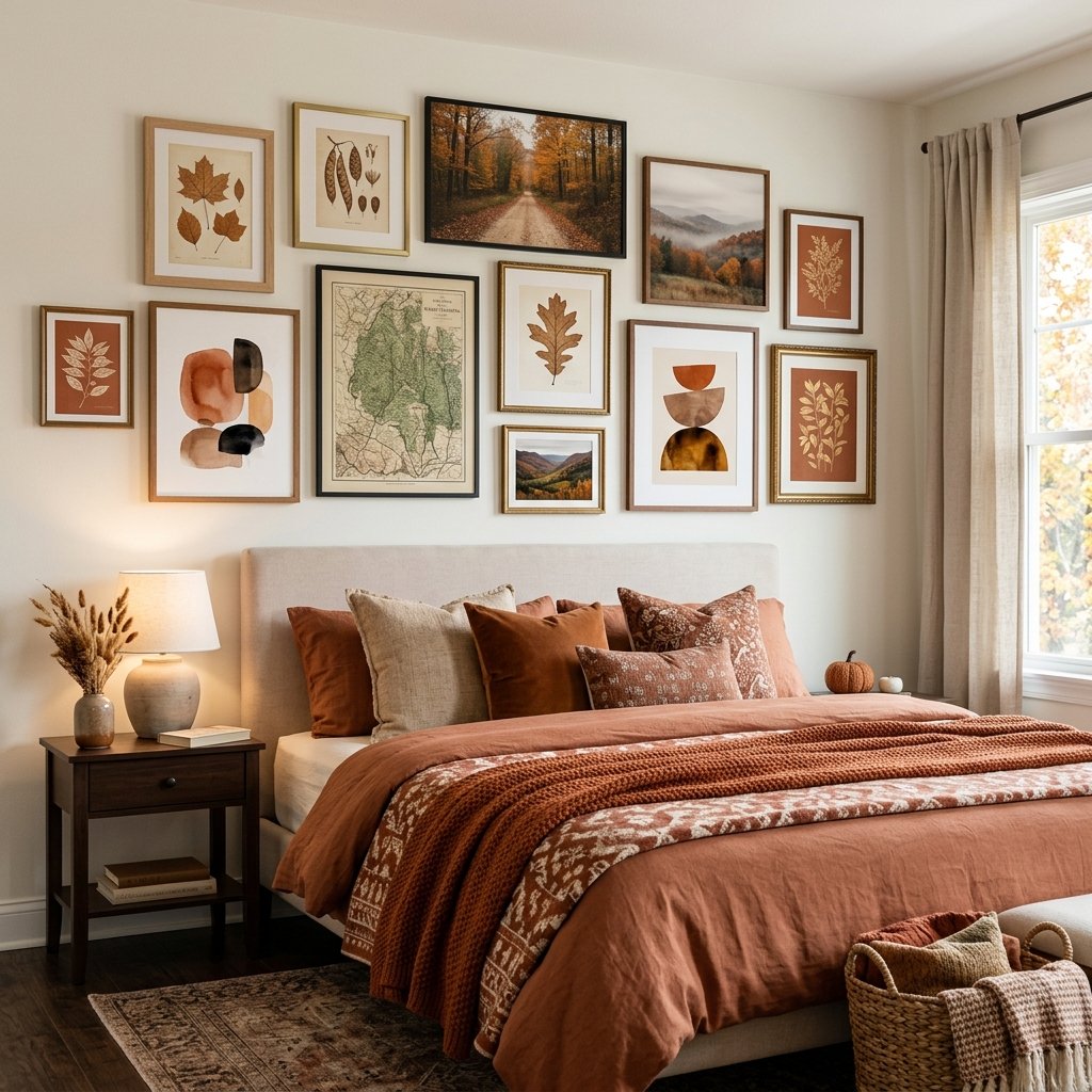 27 Cozy Fall Bedroom Ideas: Easy Ways to Add Warmth & Ambiance 8 Autumn Wall Decor Ideas