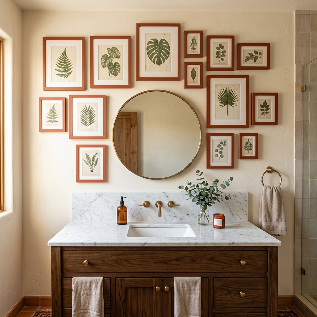Botanical Leaf Wall Art Idea