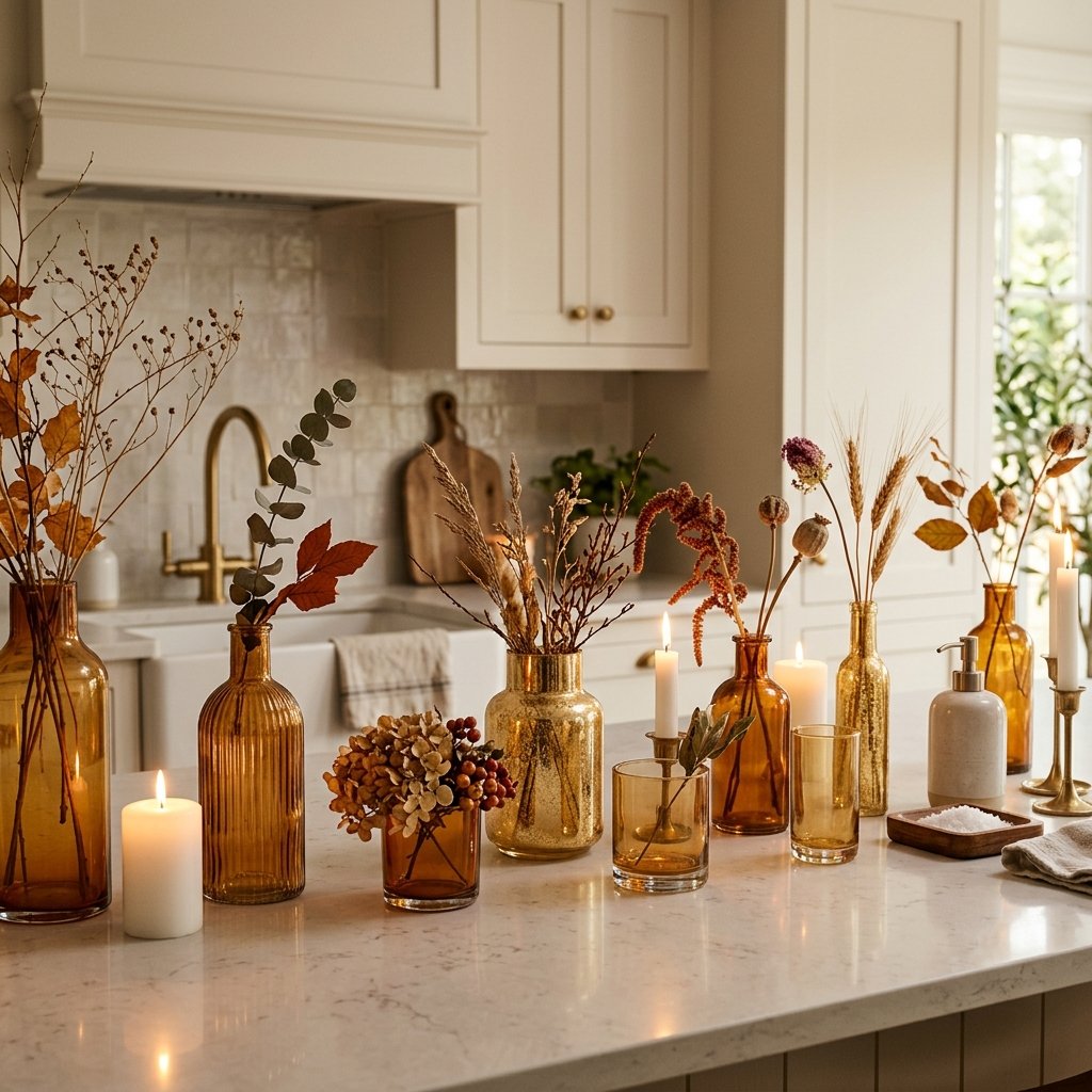 Gold and Amber Glass Vessel Ideas
