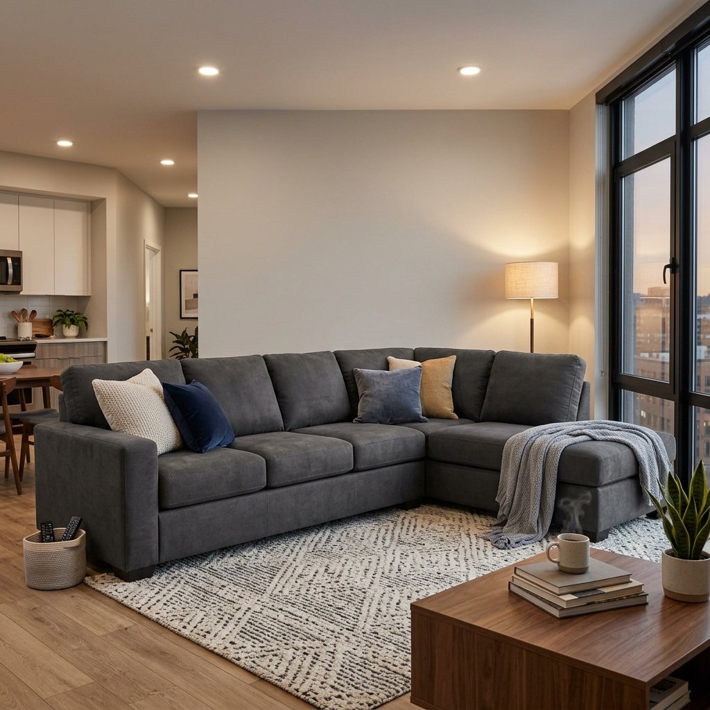 Microfiber Sofas for small spaces Easy Maintenance