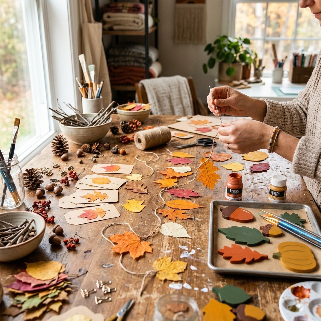 DIY Fall Window Craft Ideas