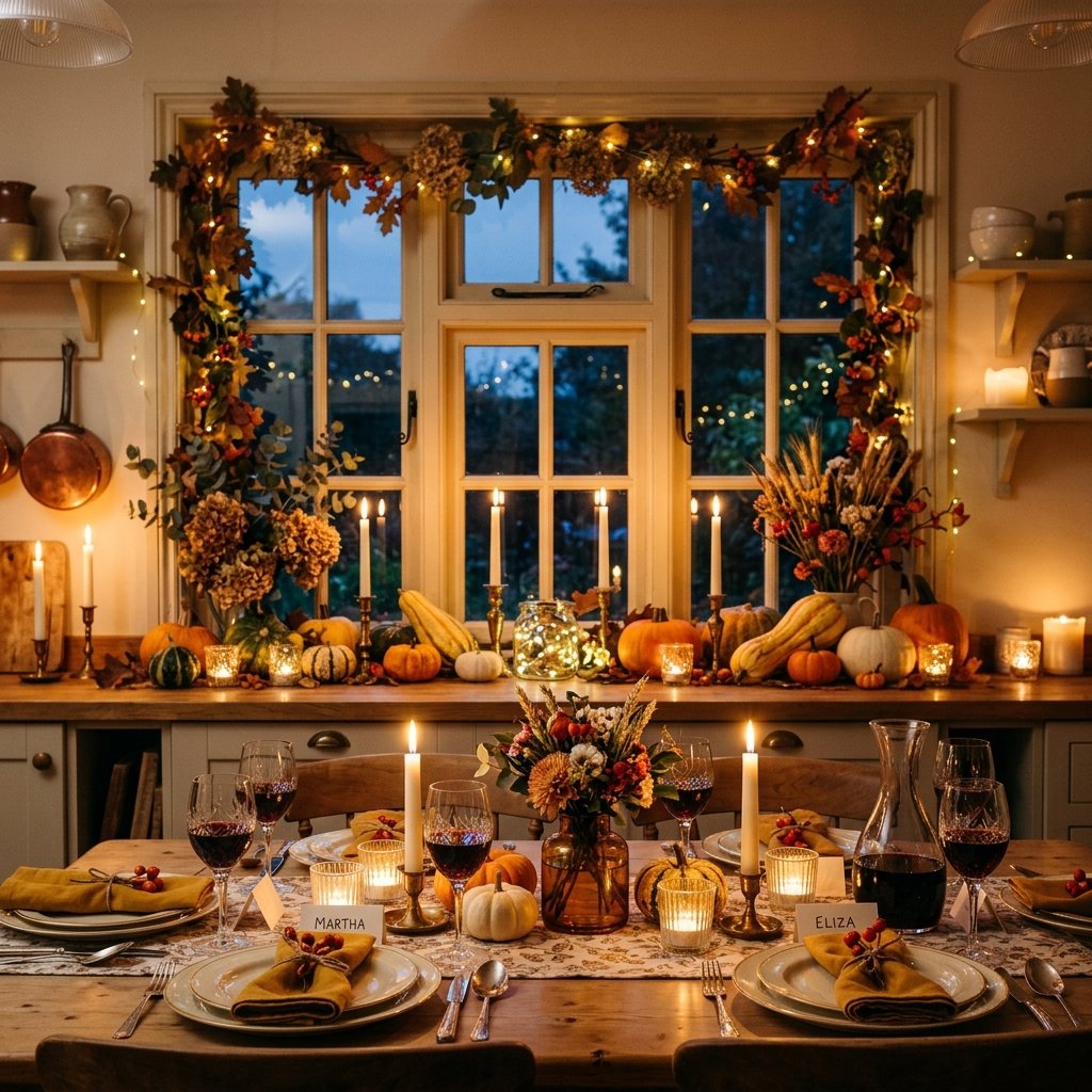 Thanksgiving Entertaining Window Ideas