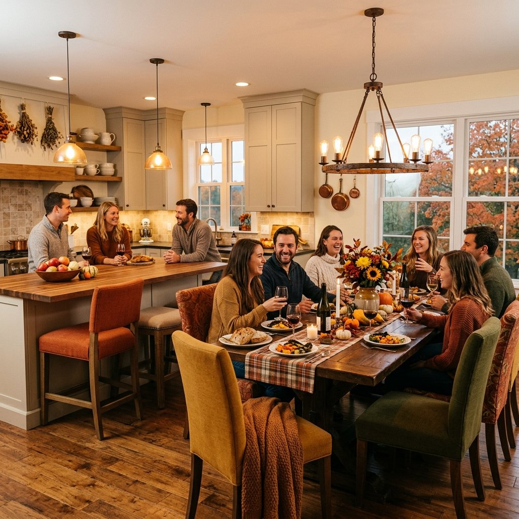 Cozy Gathering Space fall kitchen Ideas