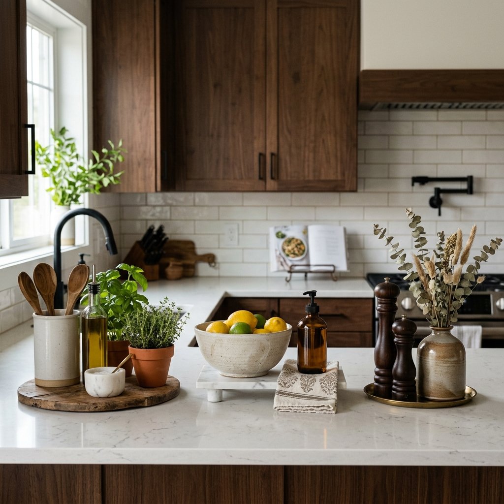 Counter Grouping and Spatial Arrangement Ideas