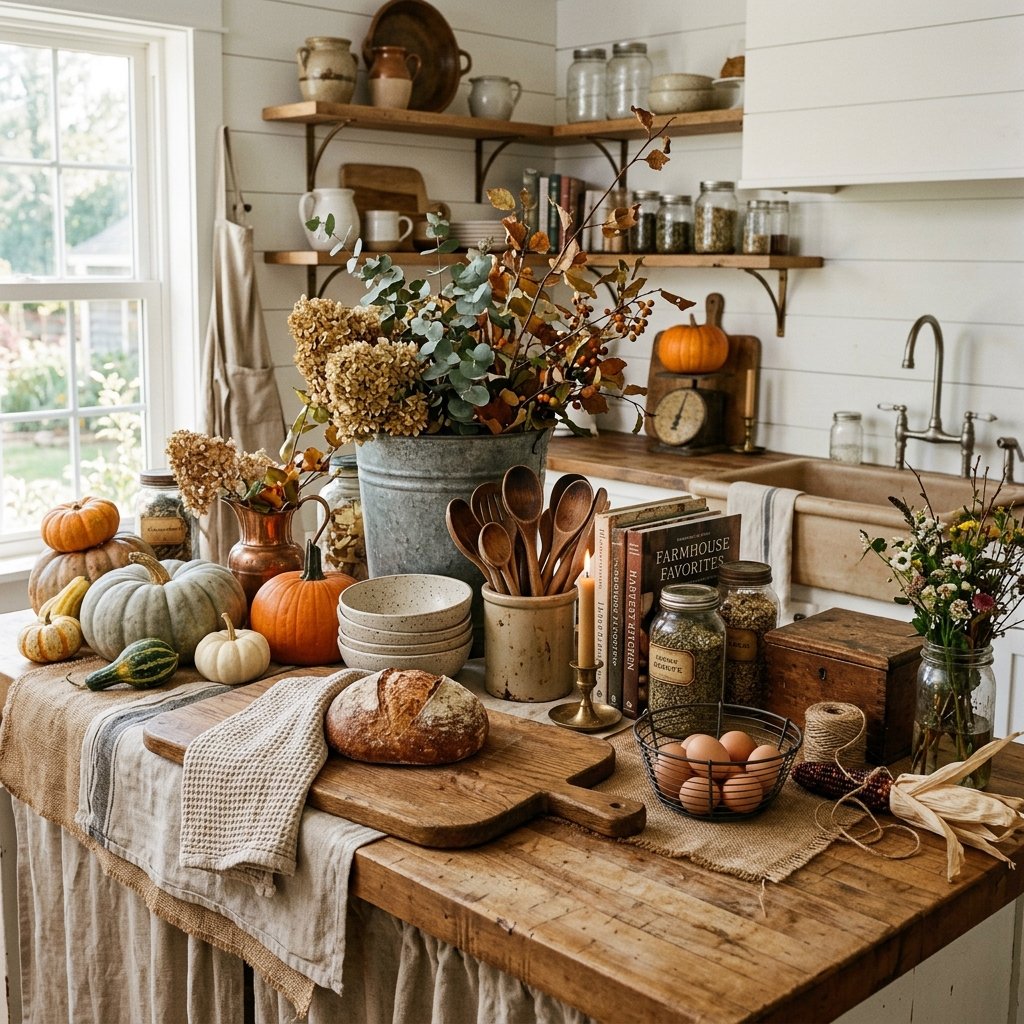 Farmhouse Harvest Display Ideas