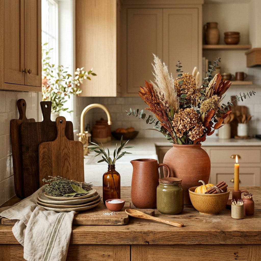 Earth Tone Kitchen Counter Ideas