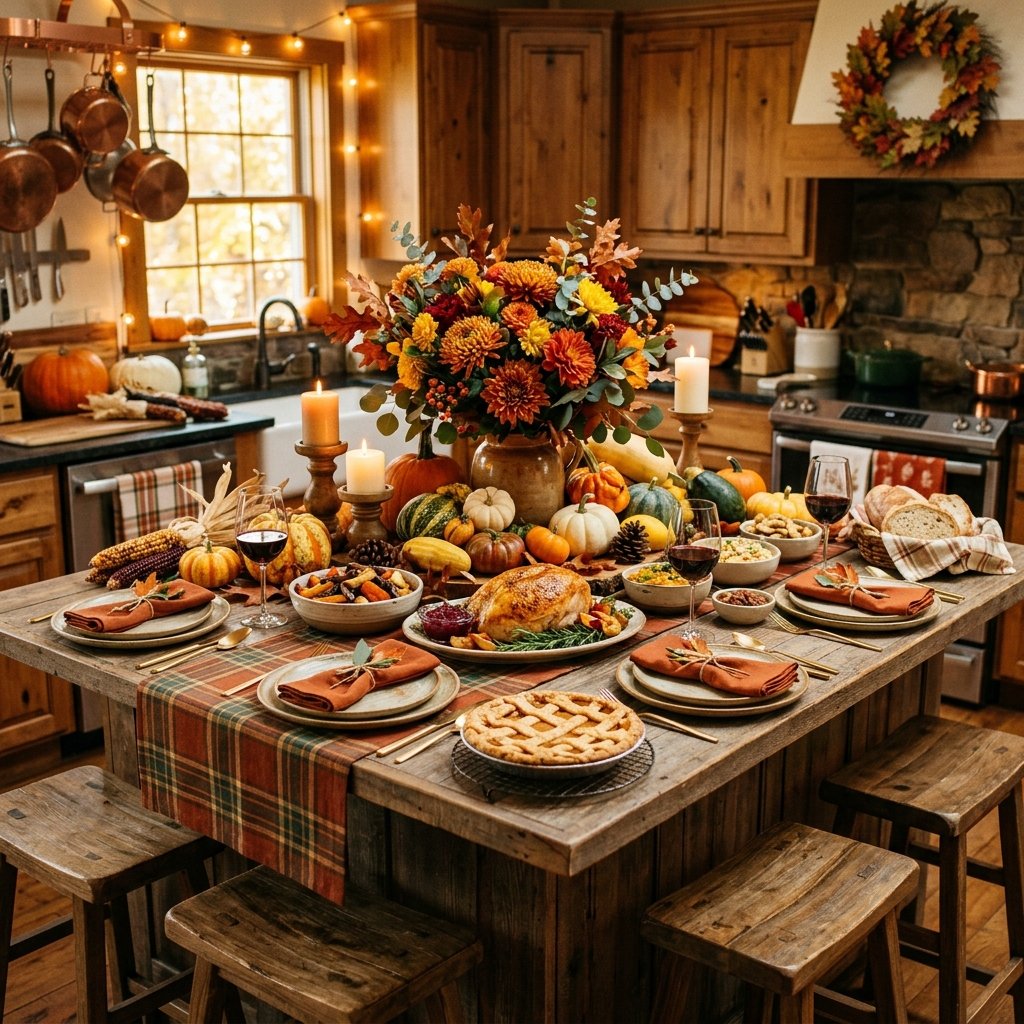Thanksgiving Themed Kitchen Island Ideas
