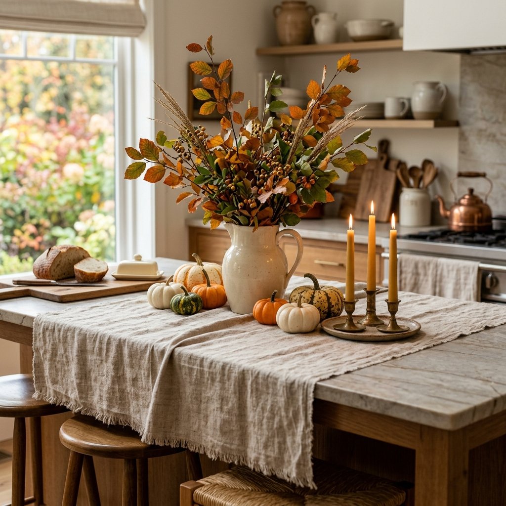 Harvest Table Runner Display Ideas