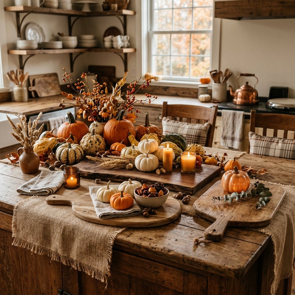 Natural Wood and Burlap Combination Ideas