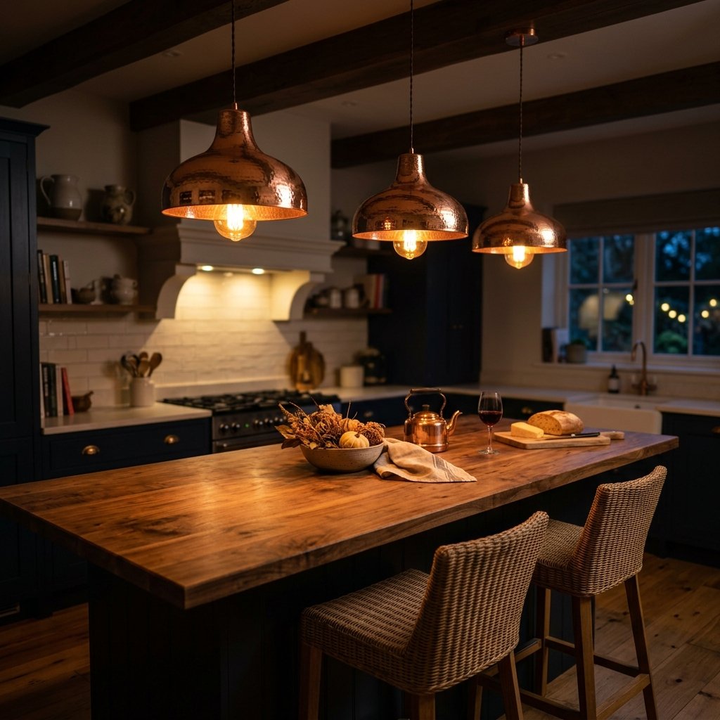 Warm Copper Lighting Ideas