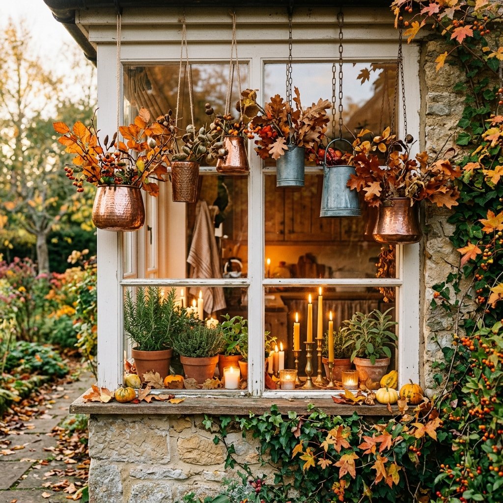 Window Display Fall Kitchen Ideas