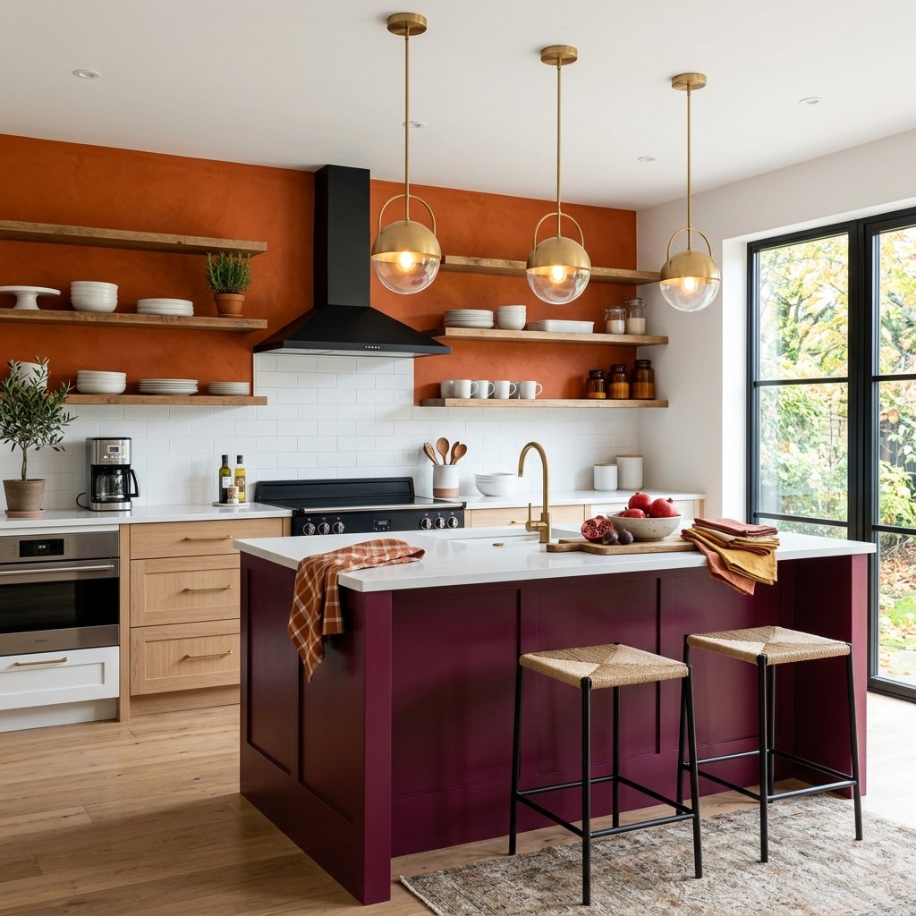 32 Fall Kitchen Decor Ideas: Transform Your Space Into Autumn's Coziest Room 2 Autumn Kitchen Color Scheme Ideas