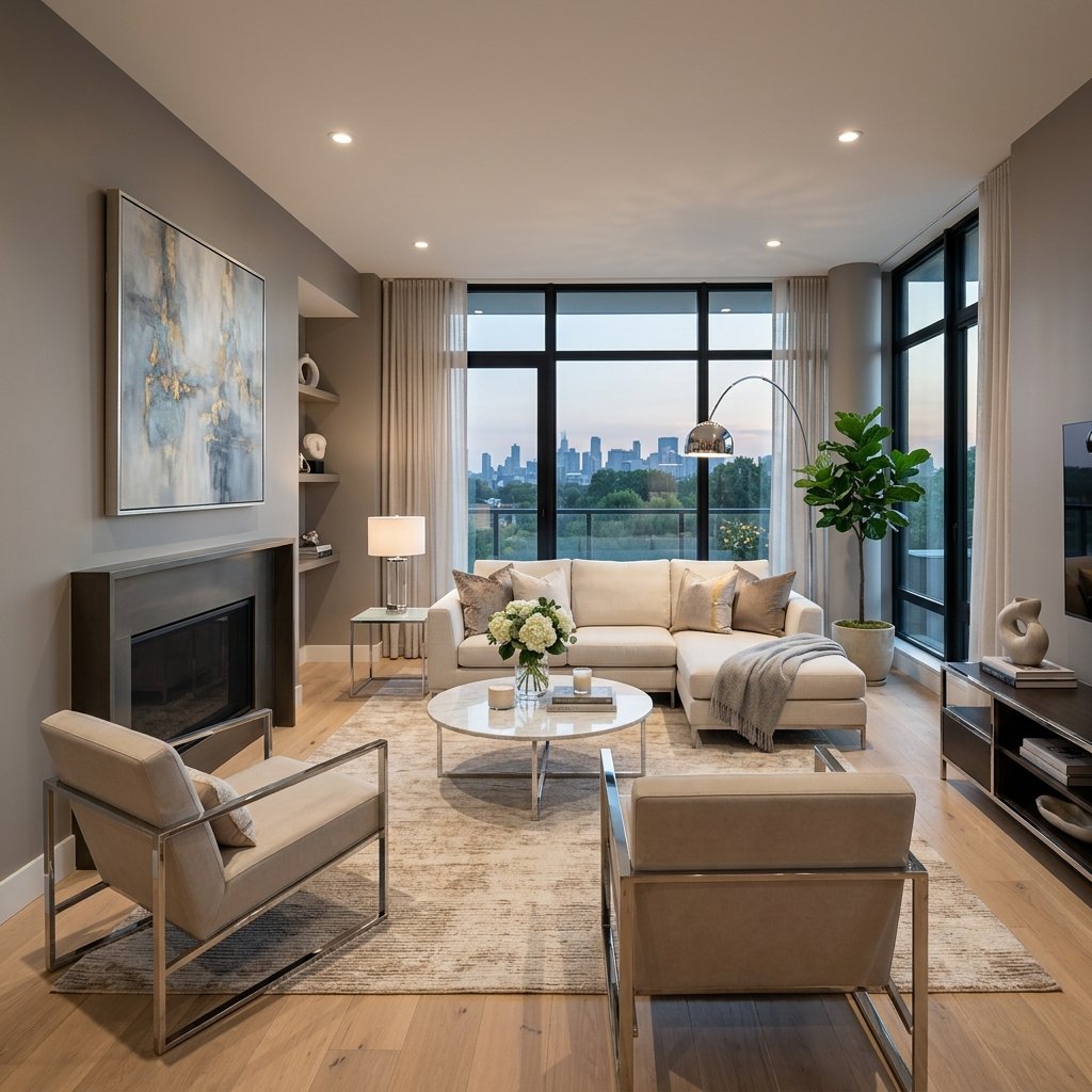 Modern Living Room Color Ideas: 30 Stunning Palettes for Your Home 20 Cool Taupe for Contemporary Elegance