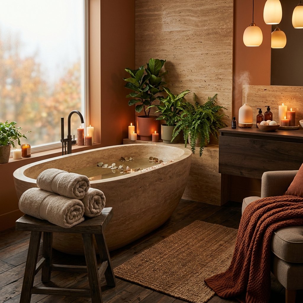Spa-Like Fall Sanctuary Idea