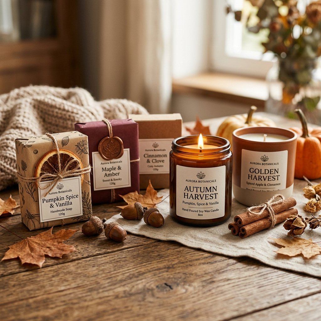 Autumn-Scented Soaps and Candles