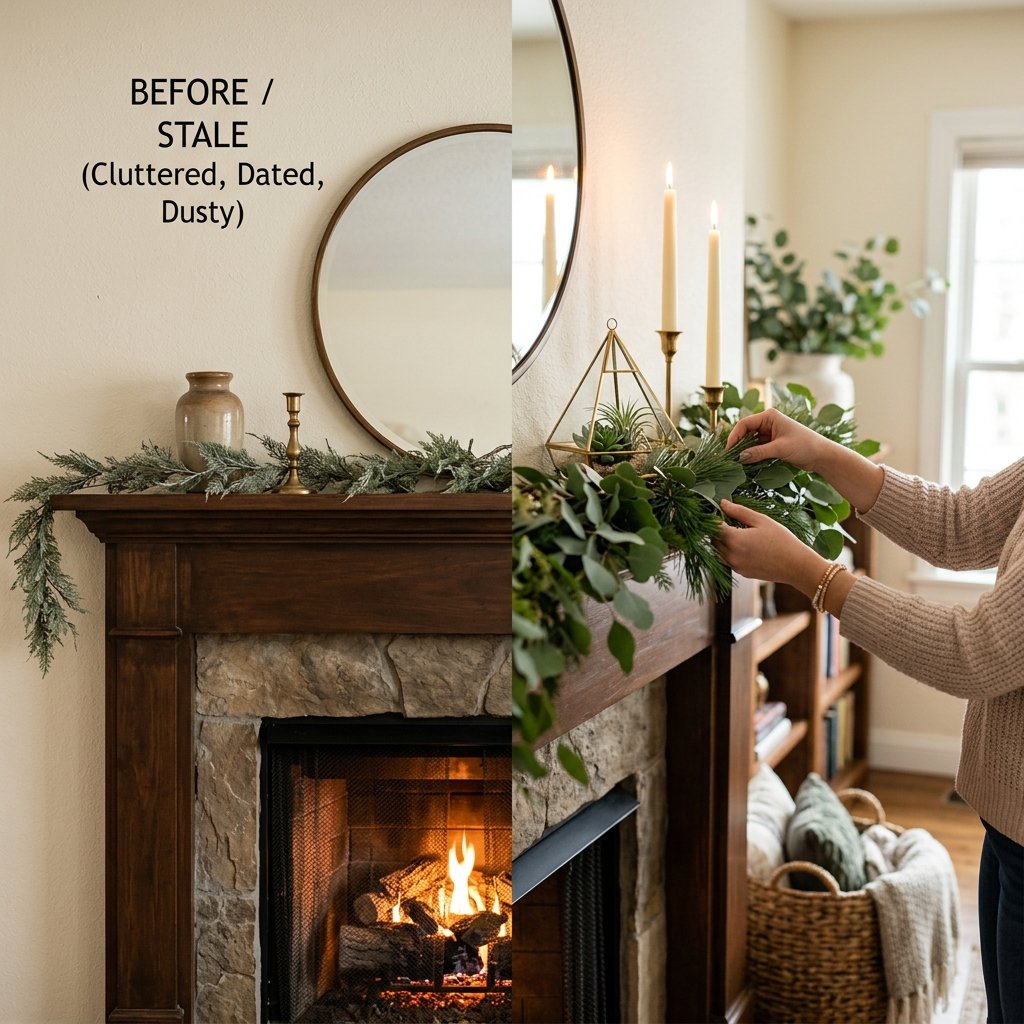 32 Fall Mantle Decor Ideas That Actually Work: Rustic to Modern Styles 33 Mantle Decoration Refresh Ideas