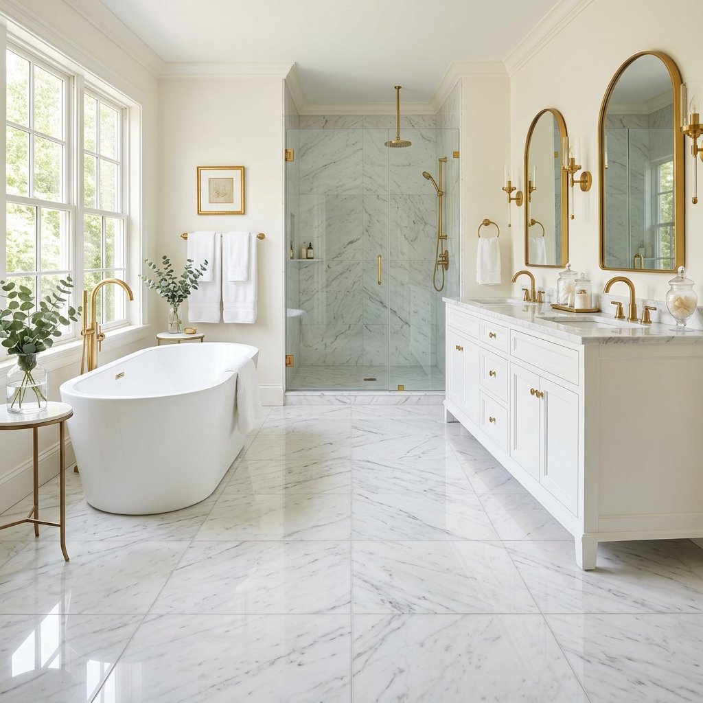 Marble Bathroom Floor Ideas