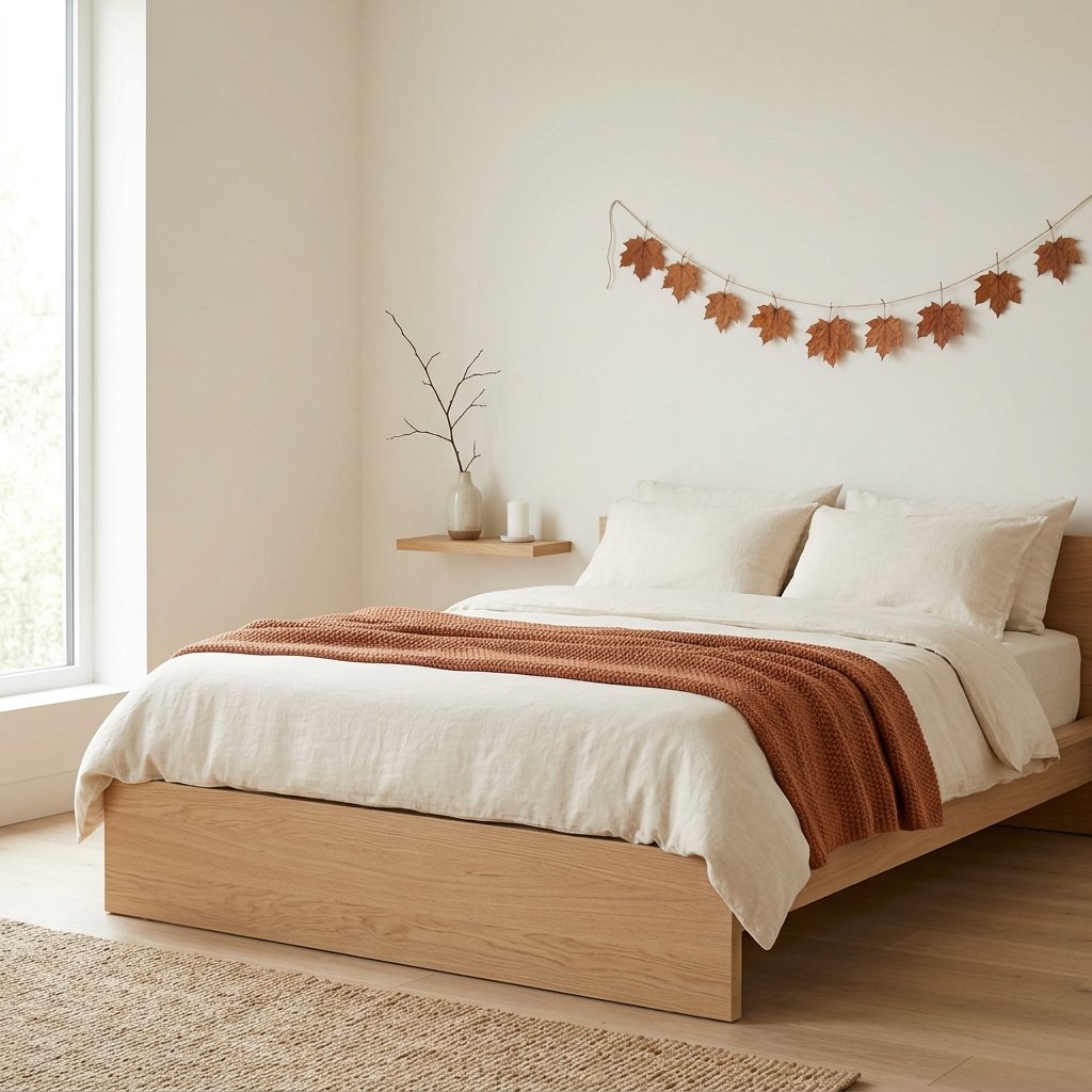 Minimalist Fall Bedroom Ideas