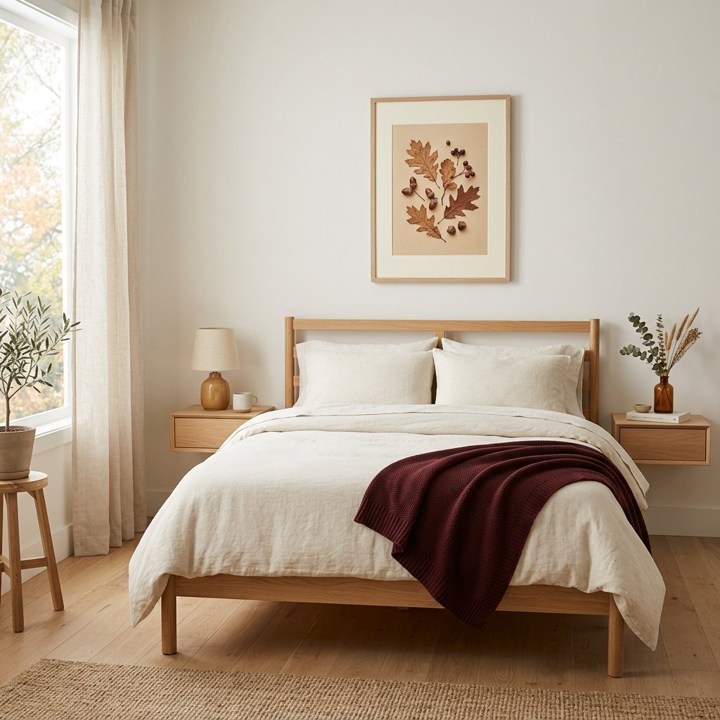 31 Fall Themed Bedroom: Transform Your Space Into a Cozy Autumn Sanctuary 12 Minimalist Fall Design Ideas
