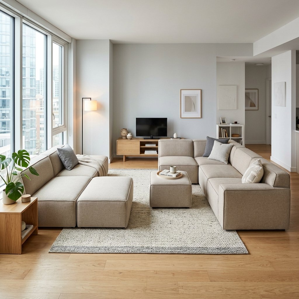 Modular Sofa Arrangements for Compact Living