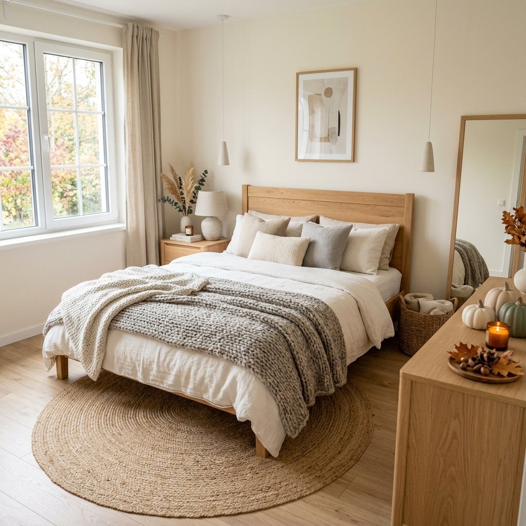 31 Fall Themed Bedroom: Transform Your Space Into a Cozy Autumn Sanctuary 14 Scandinavian Autumn Ideas