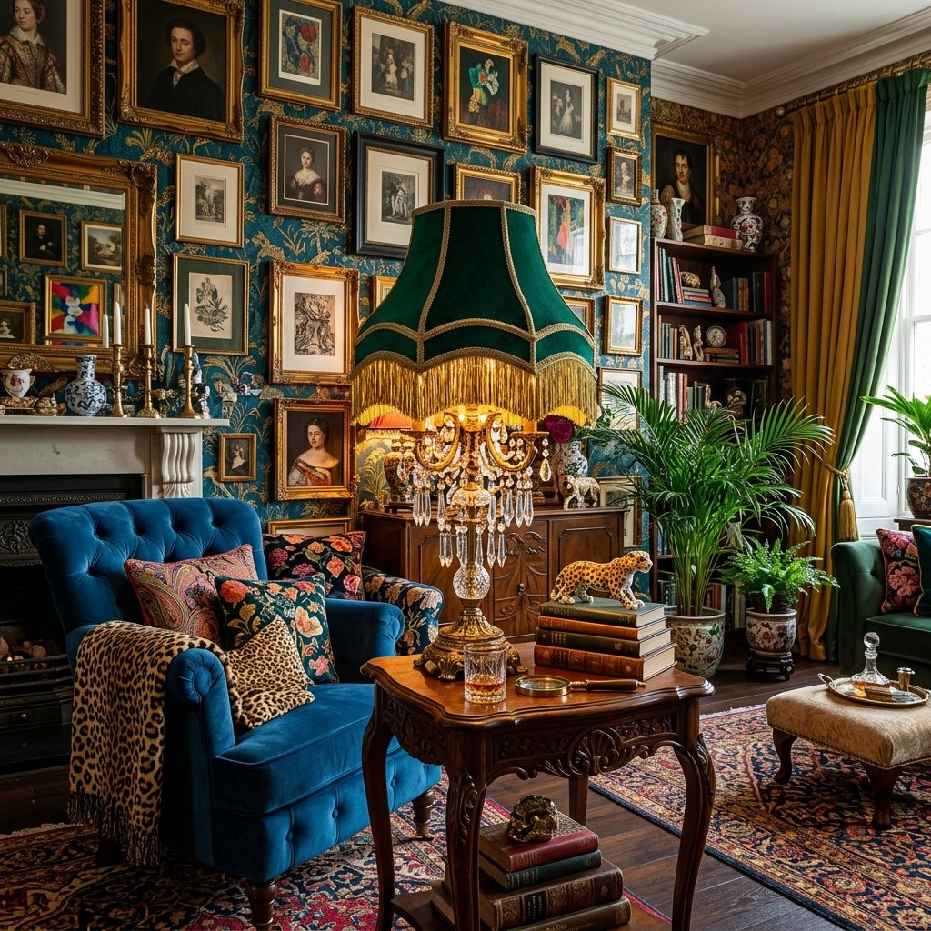 32 Stunning Lamps Decor Ideas for Every Room & Style - Bohemian to Modern Designs 11 Maximalist Lamp Ideas