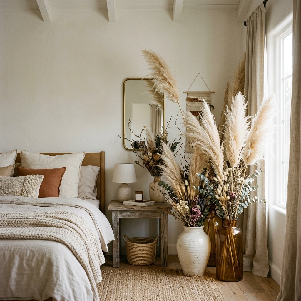 Pampas Grass and Dried Grass Styling
