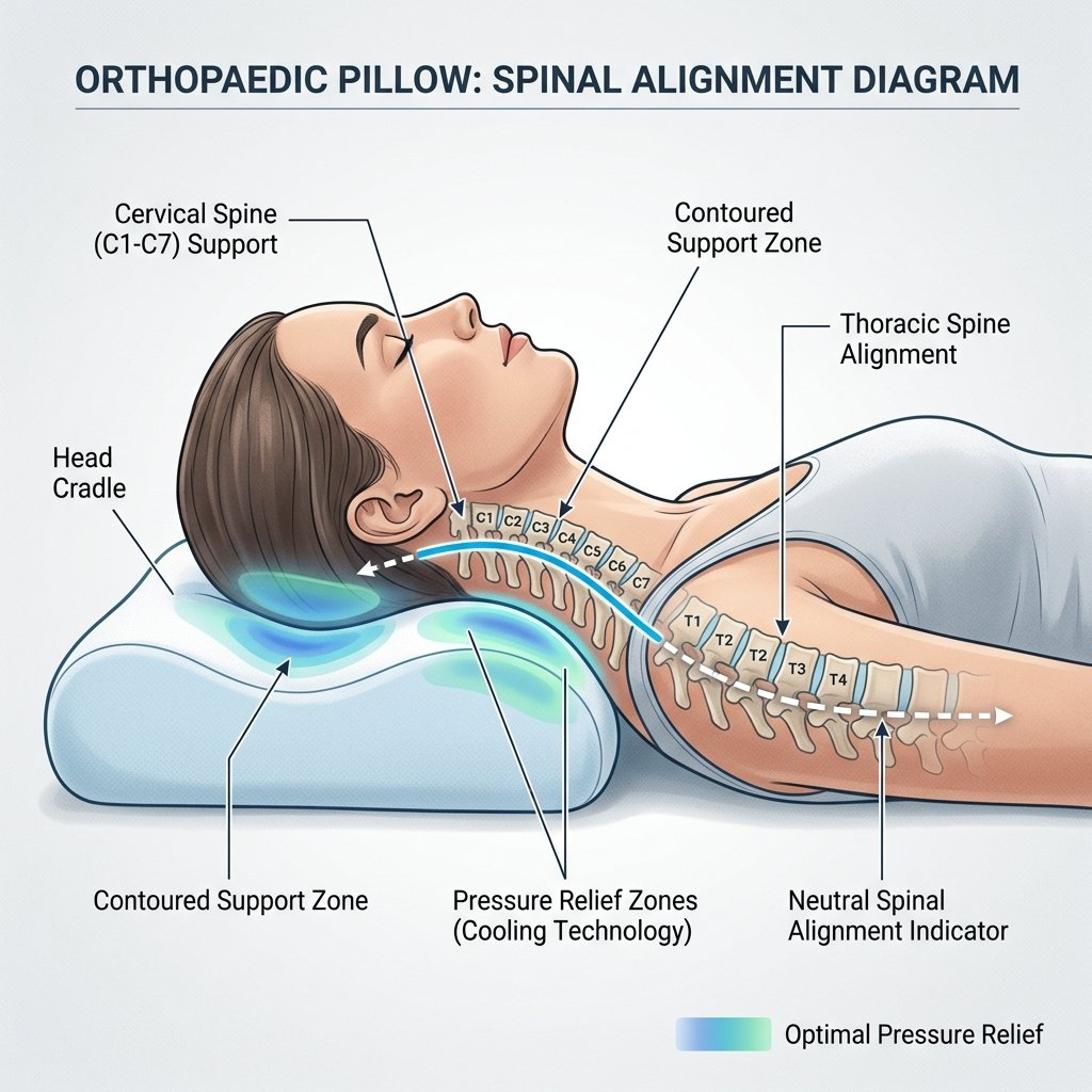 Orthopedic Support bedroom Pillows Idea