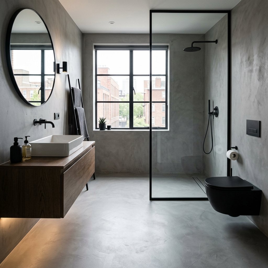 Concrete Bathroom Floor Ideas