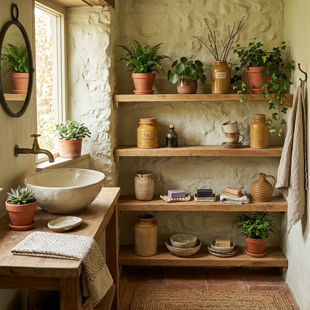 Ochre and Terracotta Pottery Idea