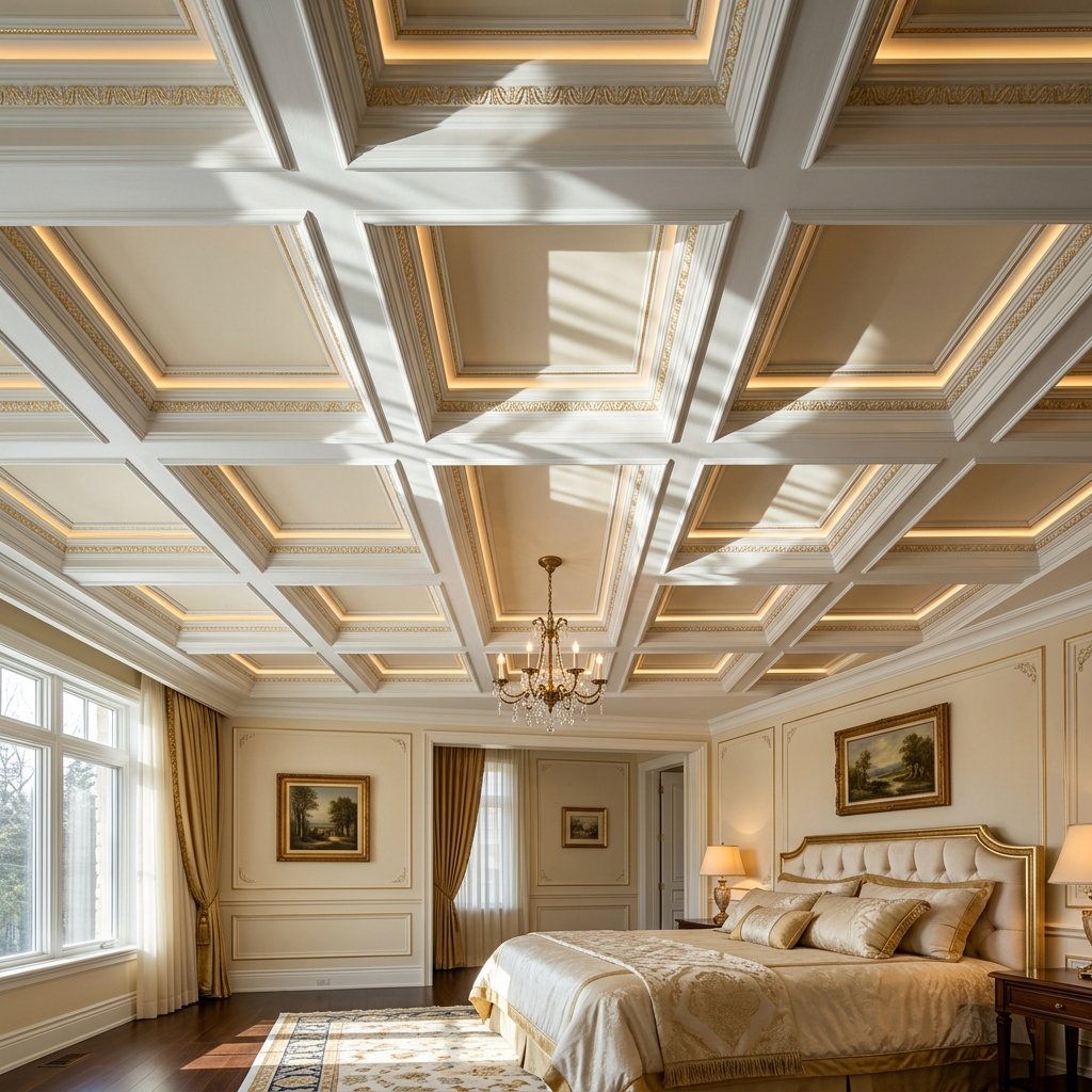 Coffered Ceiling Design Bedroom Inspiration