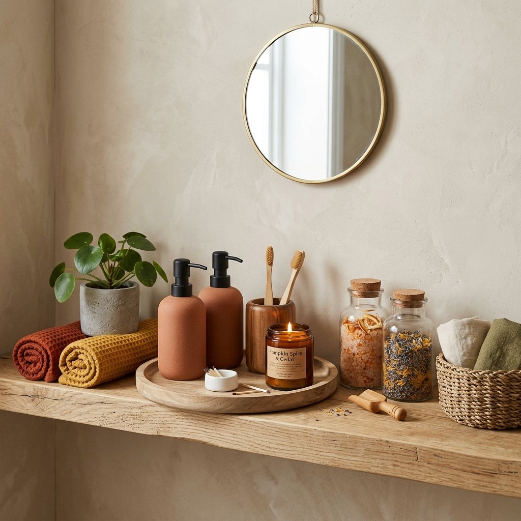 Fall Bathroom Accessory Ideas