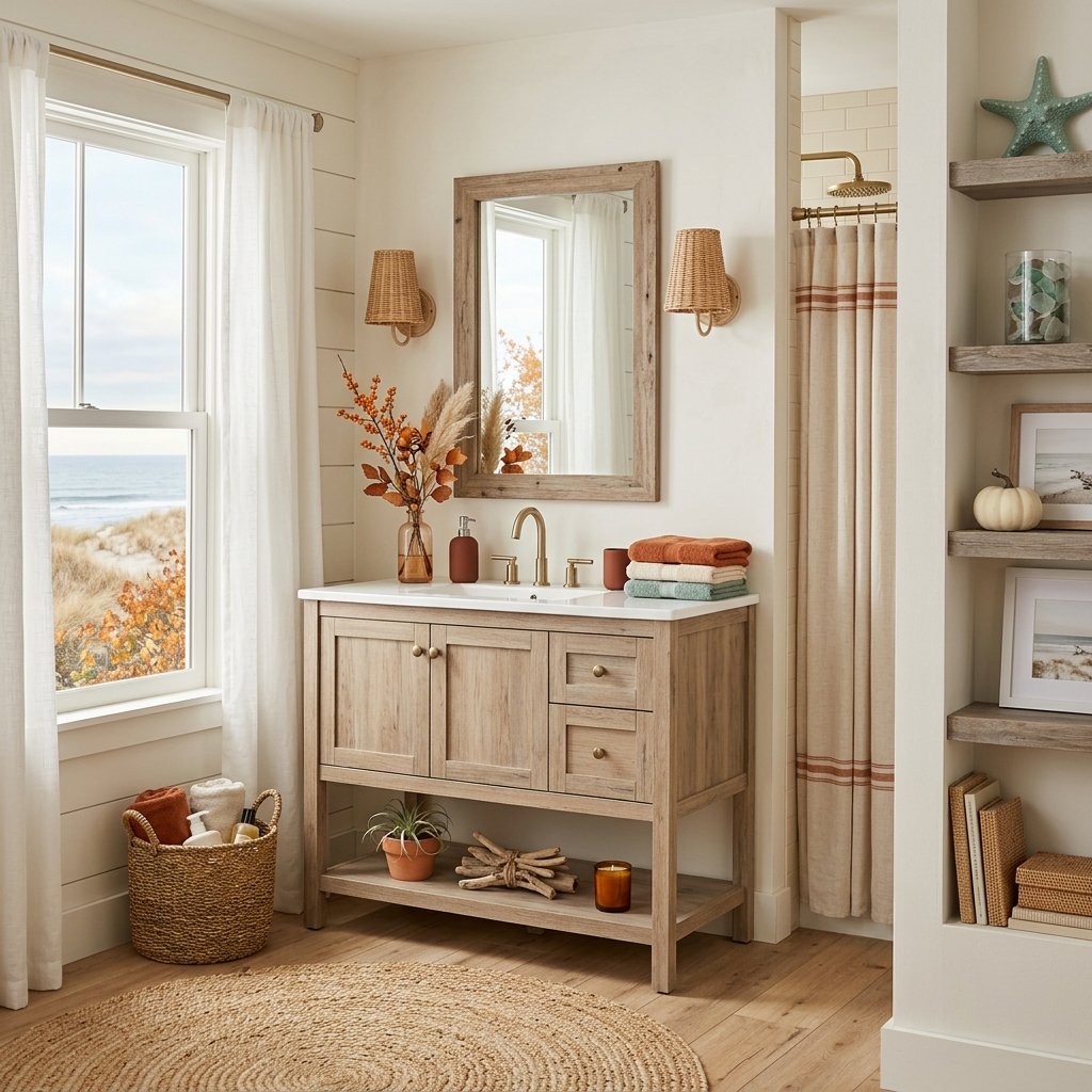 Coastal Fall Bathroom Ideas