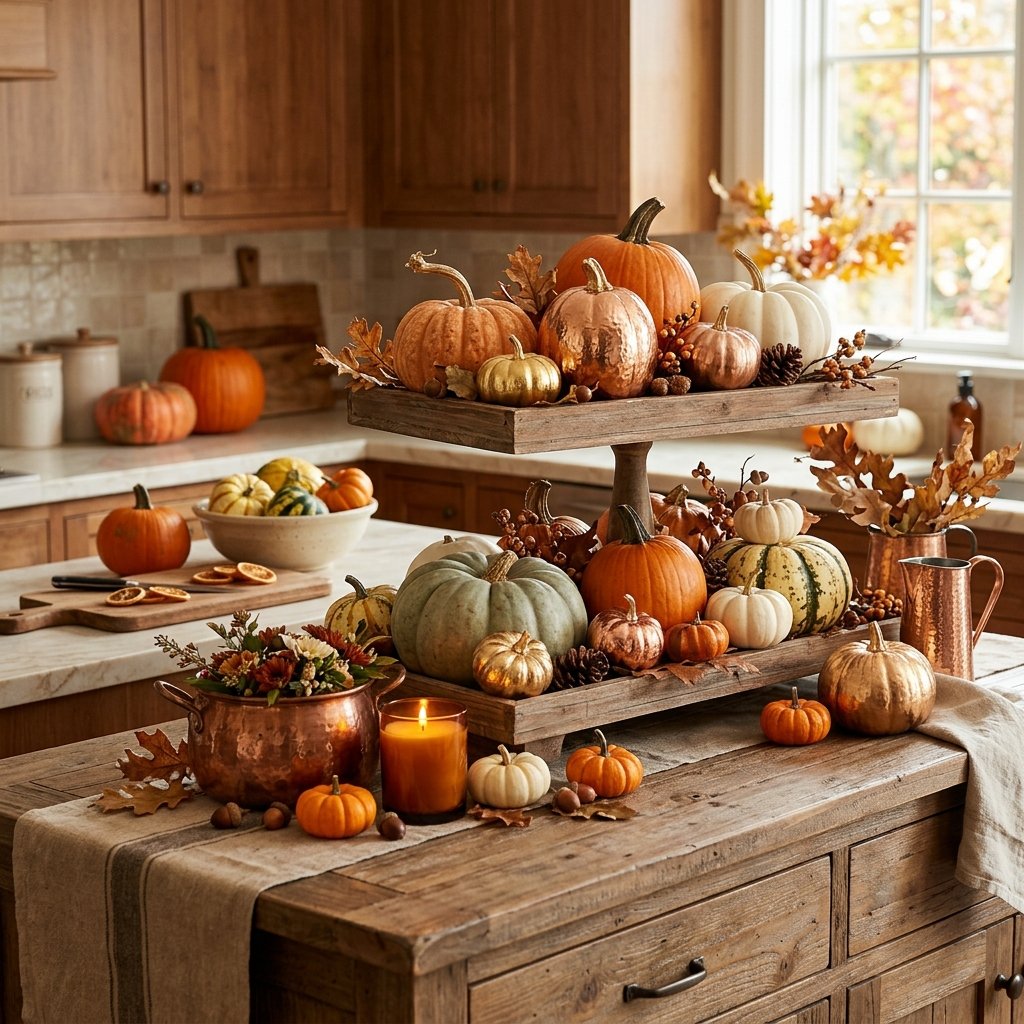 32 Fall Kitchen Decor Ideas: Transform Your Space Into Autumn's Coziest Room 7 Pumpkin Kitchen Decor Ideas