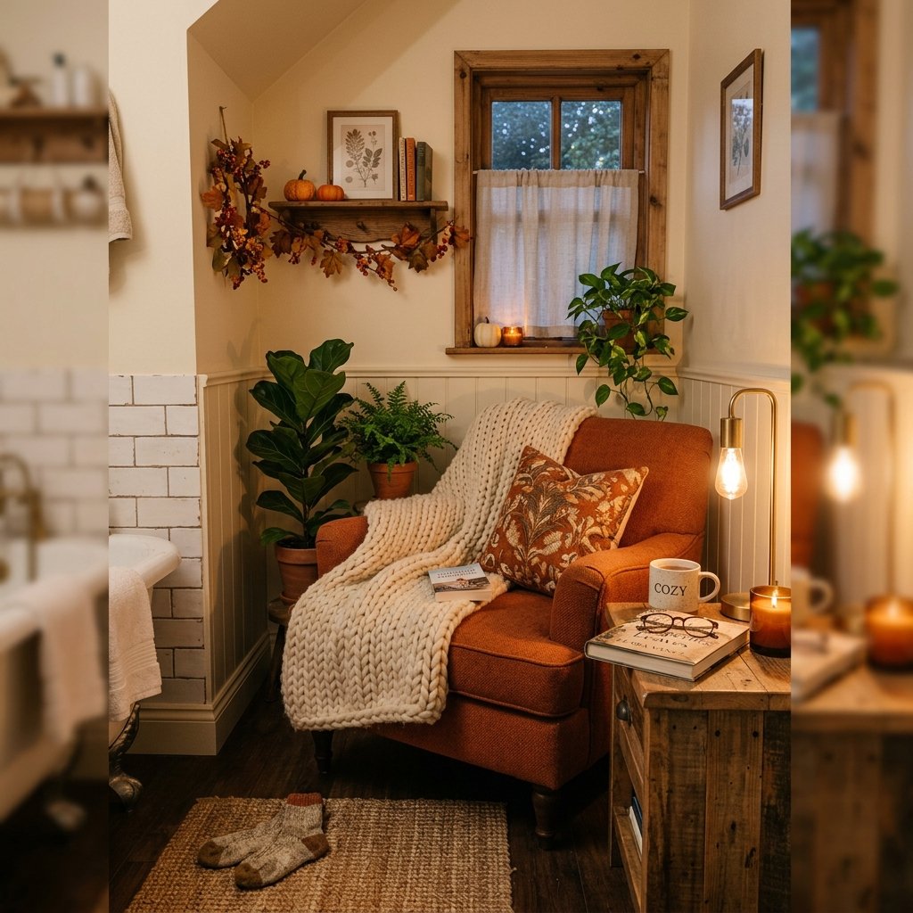 Cozy Bathroom Nook Ideas