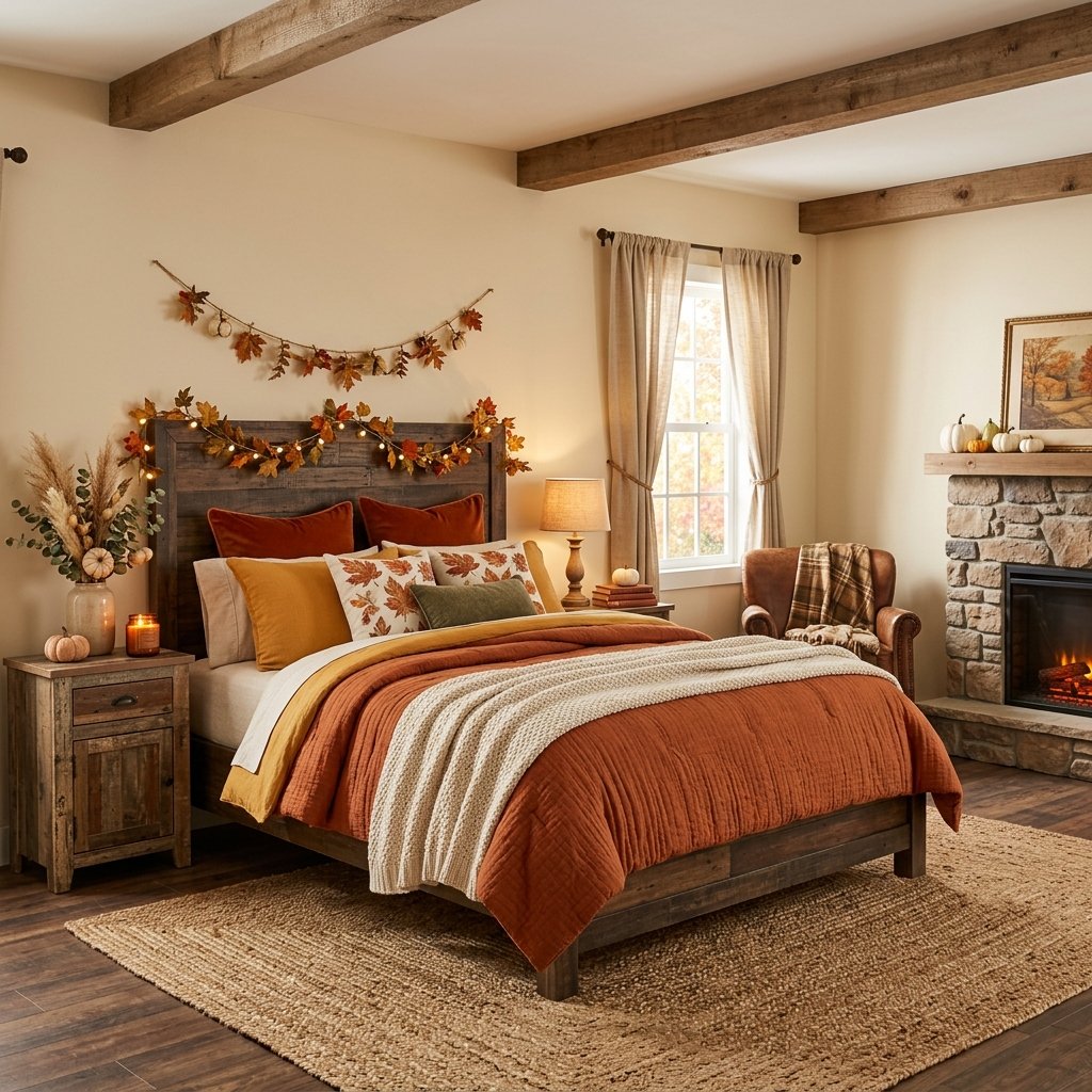 Rustic Fall Bedroom Ideas