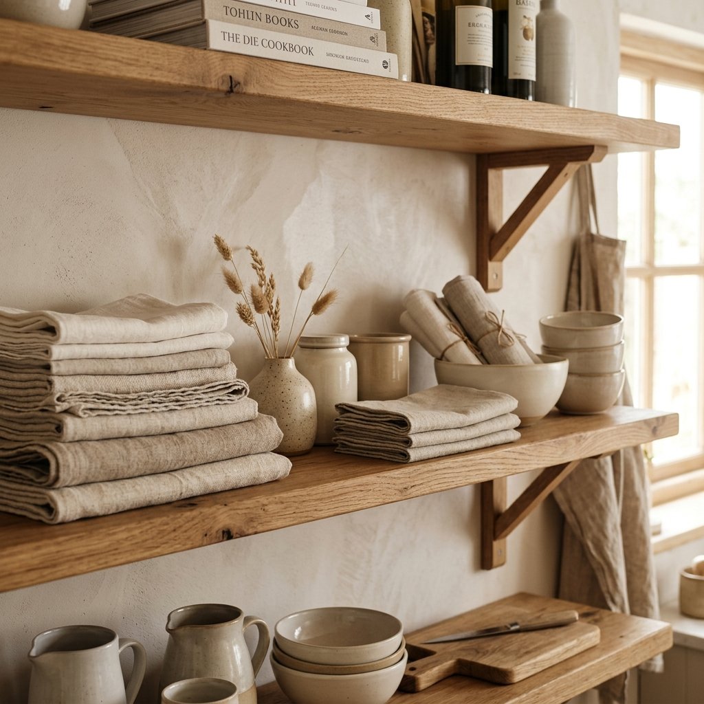 Linen and Ceramic Styling Ideas