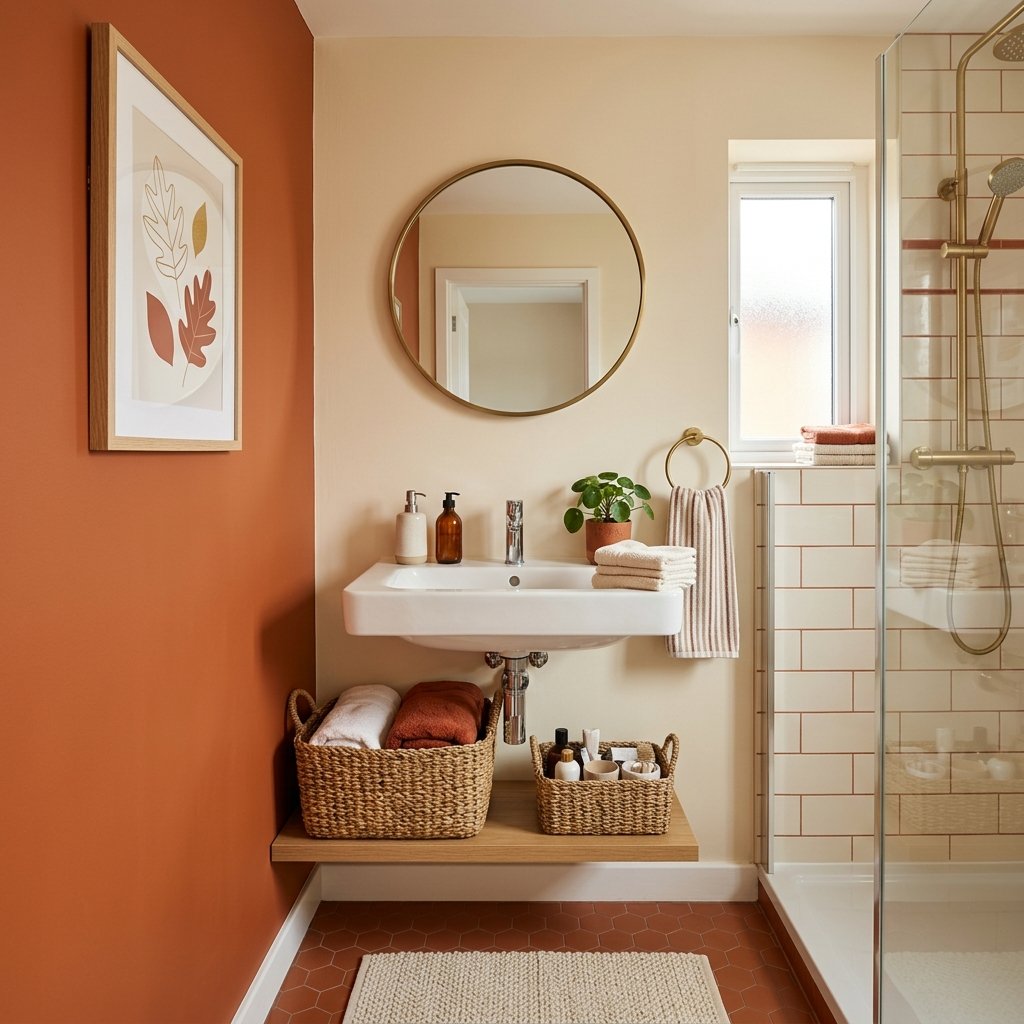 Small Bathroom Fall Refresh Idea