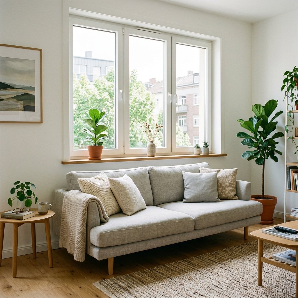 Low-Profile Sofas Under Windows